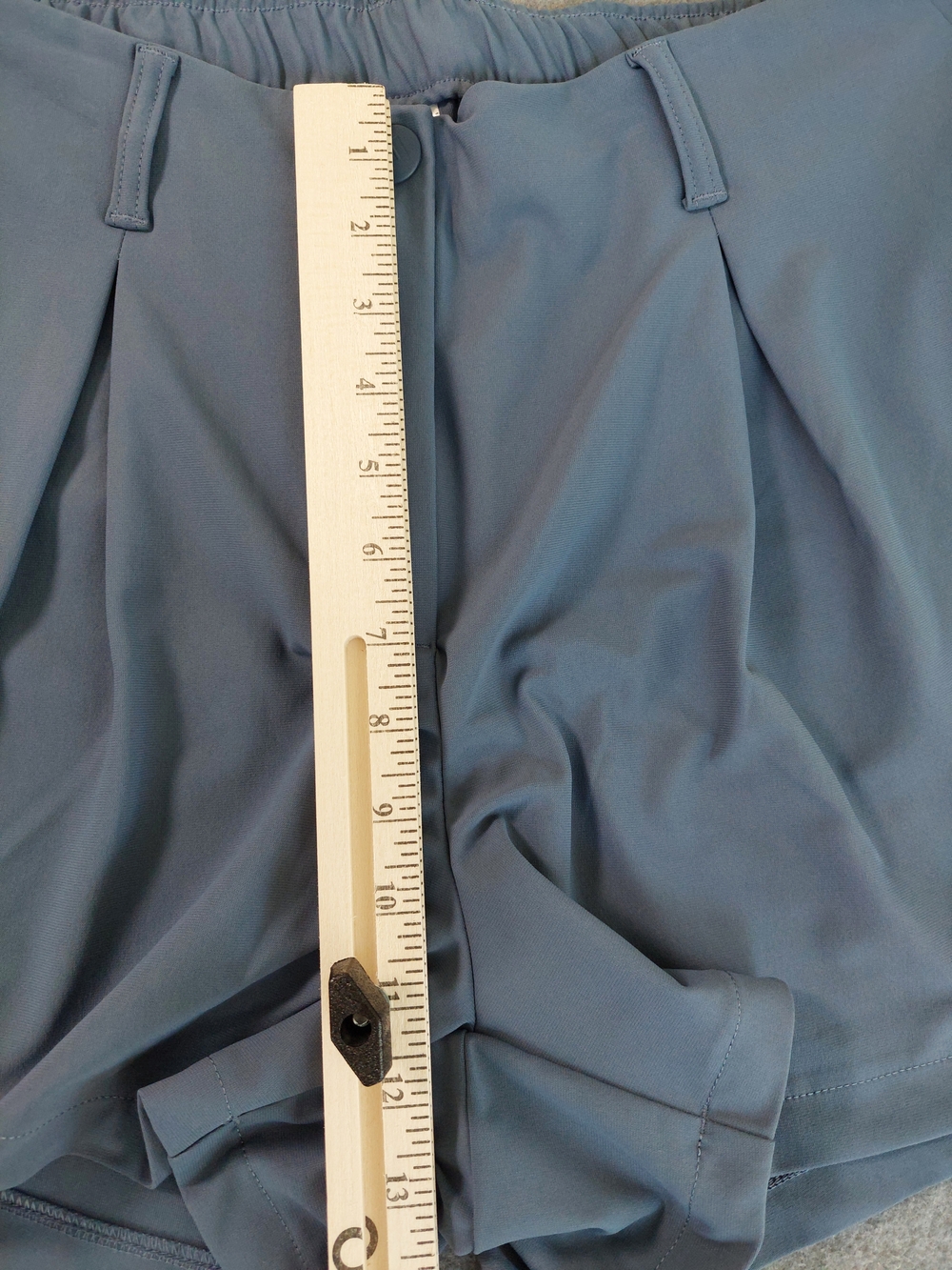 Adidas Go-To Pleated Golf Shorts Wonder Blue Performance Size Large IP4198 - Picture 4 of 10